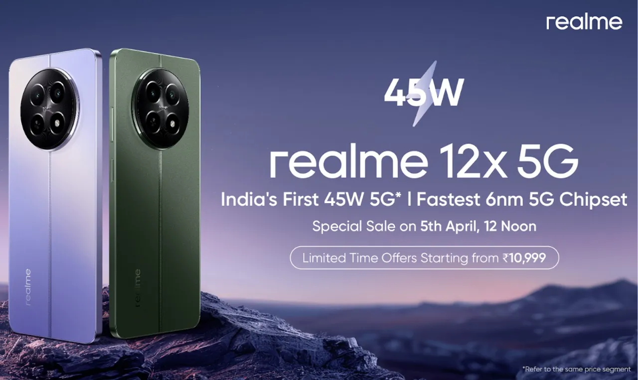 realme 12x 5G: Special & First Sale Dates Announced
