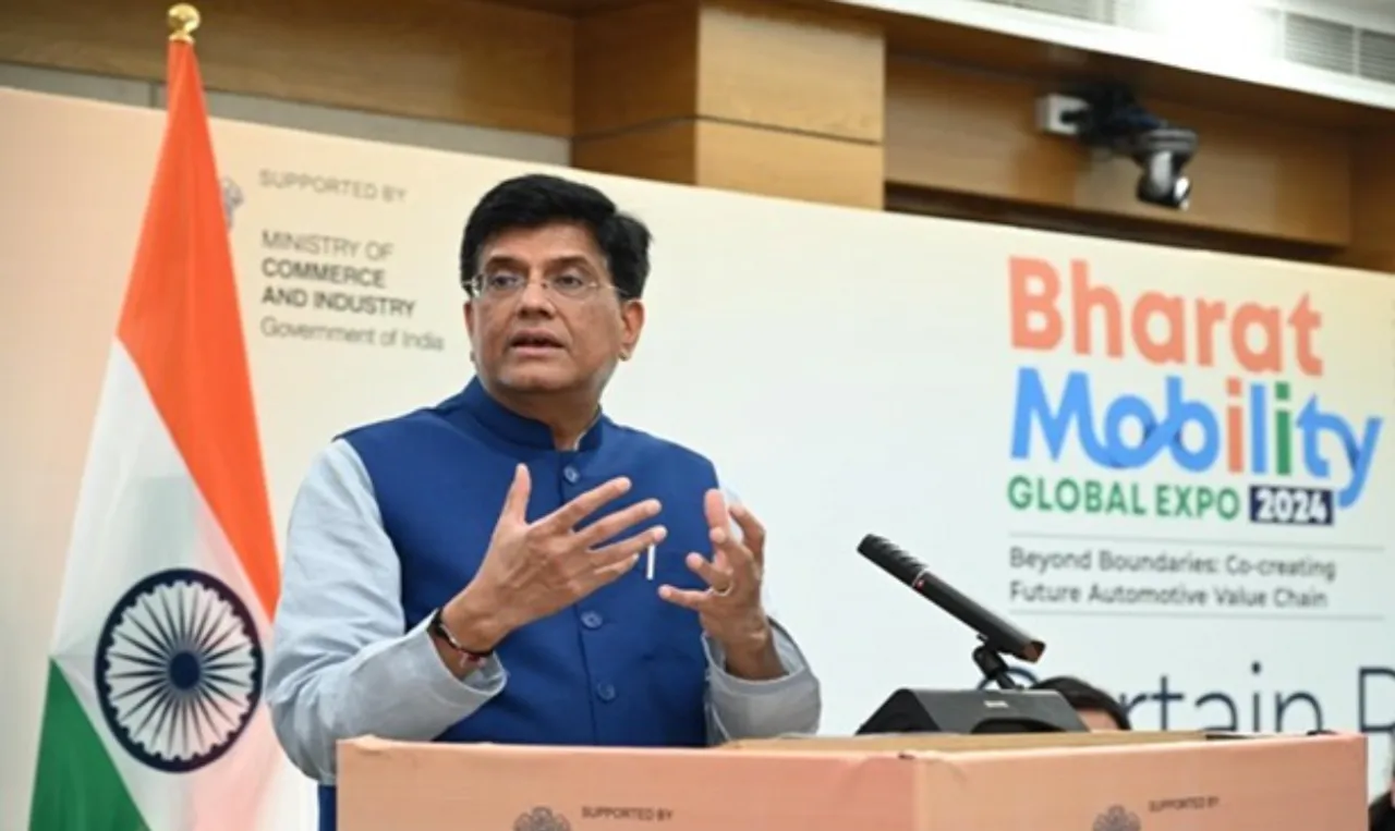 Union Minister Piyush Goyal Commends Success of Bharat Mobility Expo 2024