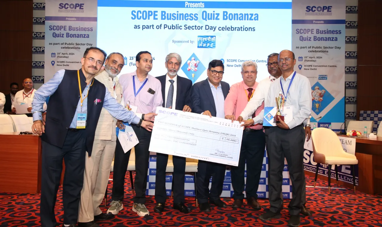 NTPC PIC (2)- NTPC Triumphs at SCOPE Business Quiz Bonanza 2024