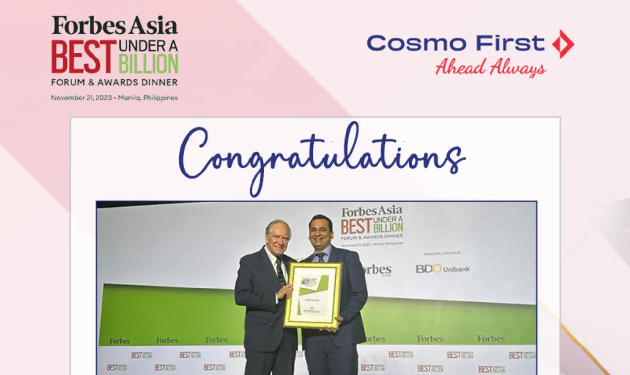 Cosmo First Clinches Forbes and IFCA Awards