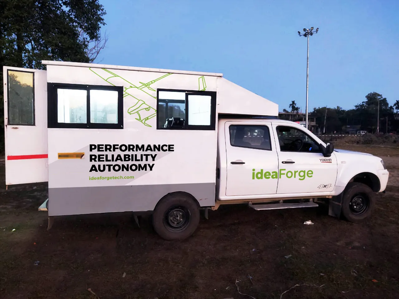 ideaForge Service Truck
