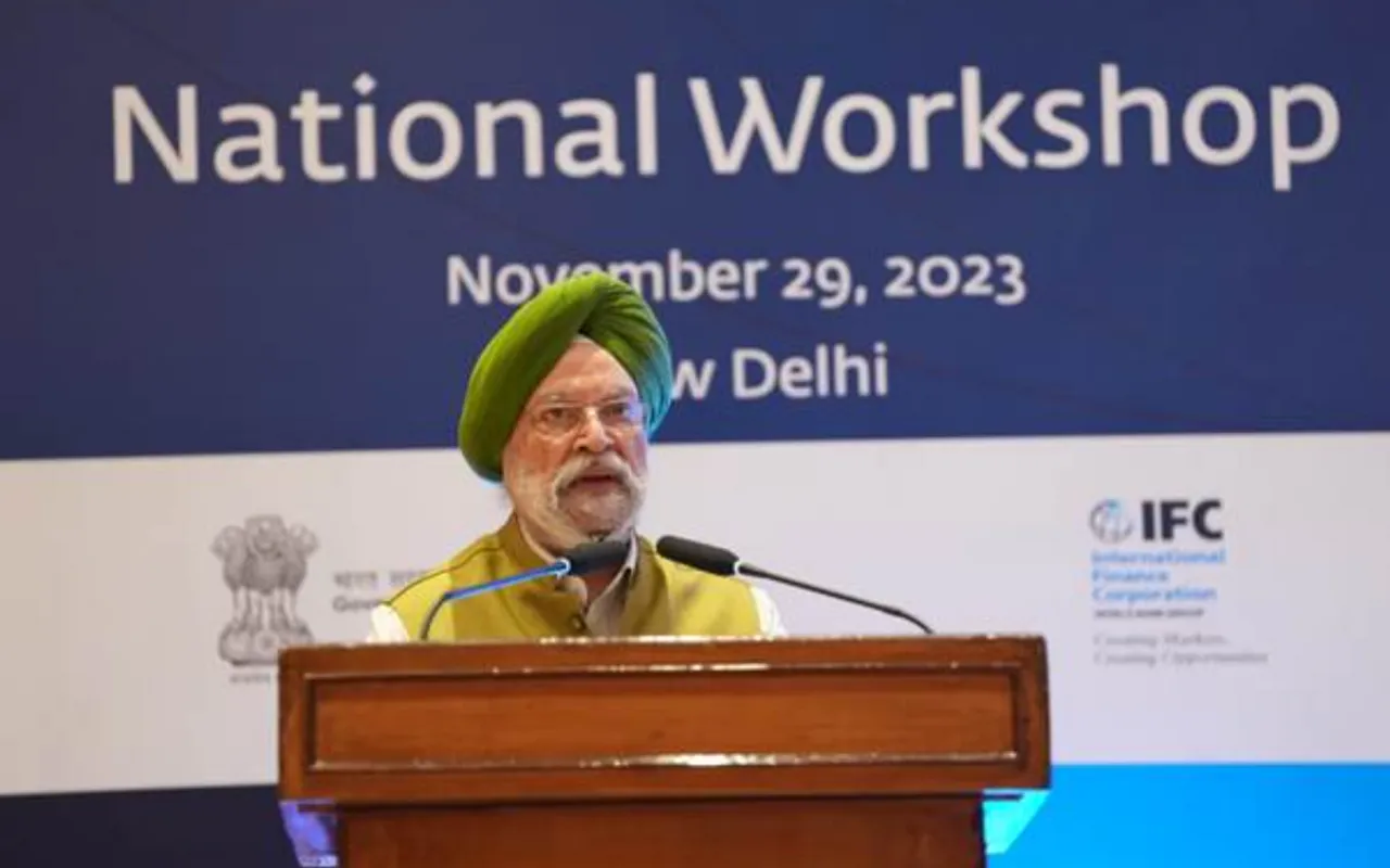Hardeep Singh Puri  Emphasized on ‘Leveraging private finance for urban infrastructure development – Learnings from G20 Infrastructure Working Group’