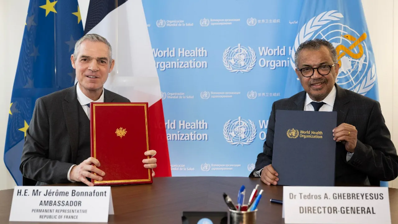 France Signs Agreements to Support WHO's Work