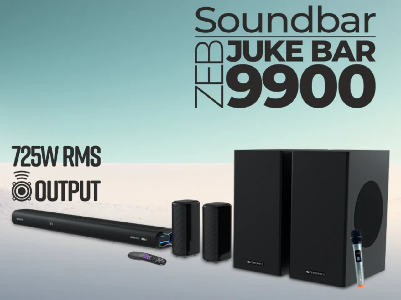 Zebronics Launches ZEB-Juke Bar 9900 Soundbar