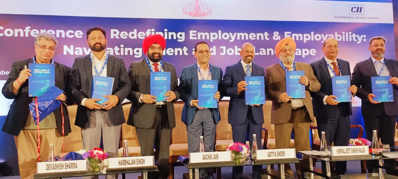 Picture- Wheebox Team Unveils India Skills Report 2024 - Impact of AI on the Future of Work, Skilling & Mobility