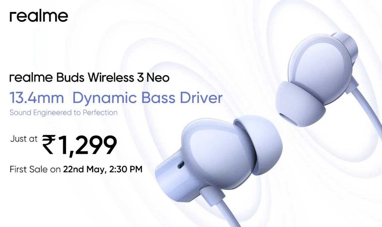 Realme to Launch Realme Buds Wireless 3 Neo on May 22