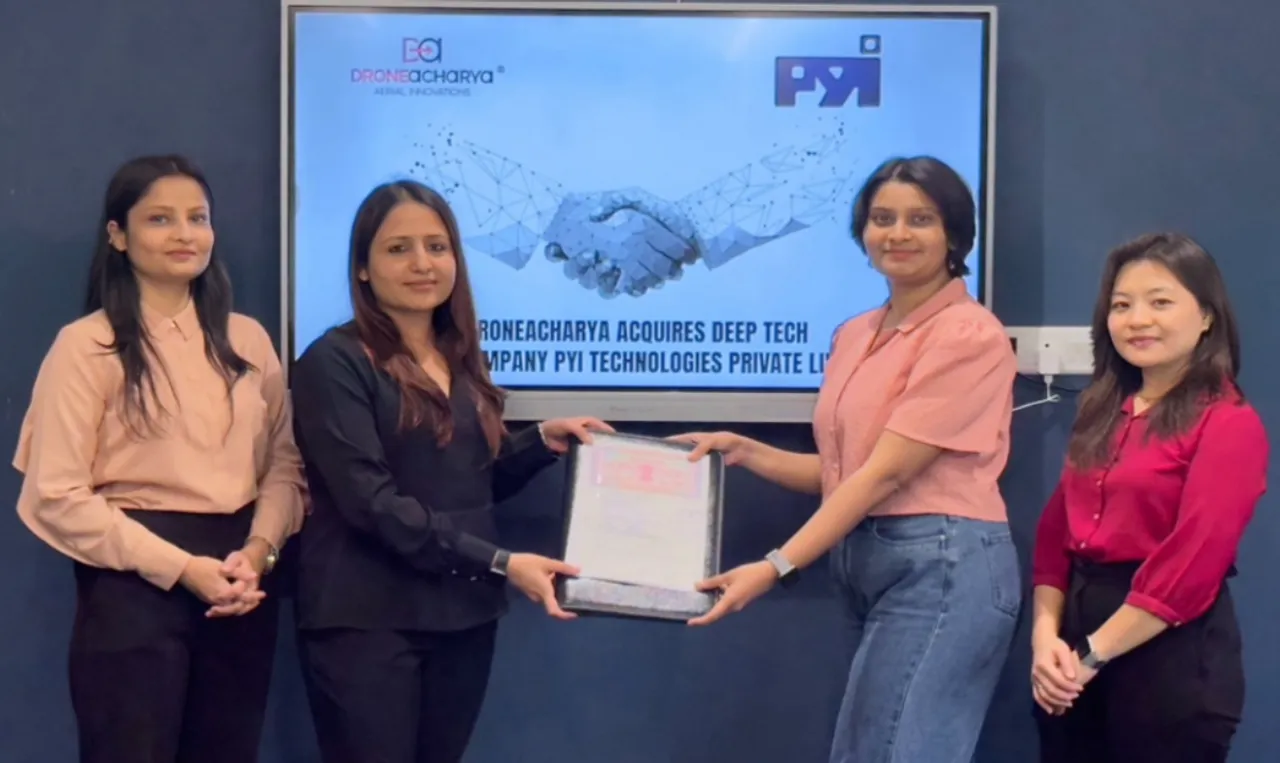 DroneAcharya Acquires PYI Technologies, New Era of Women Entrepreneurs in Drone Innovation