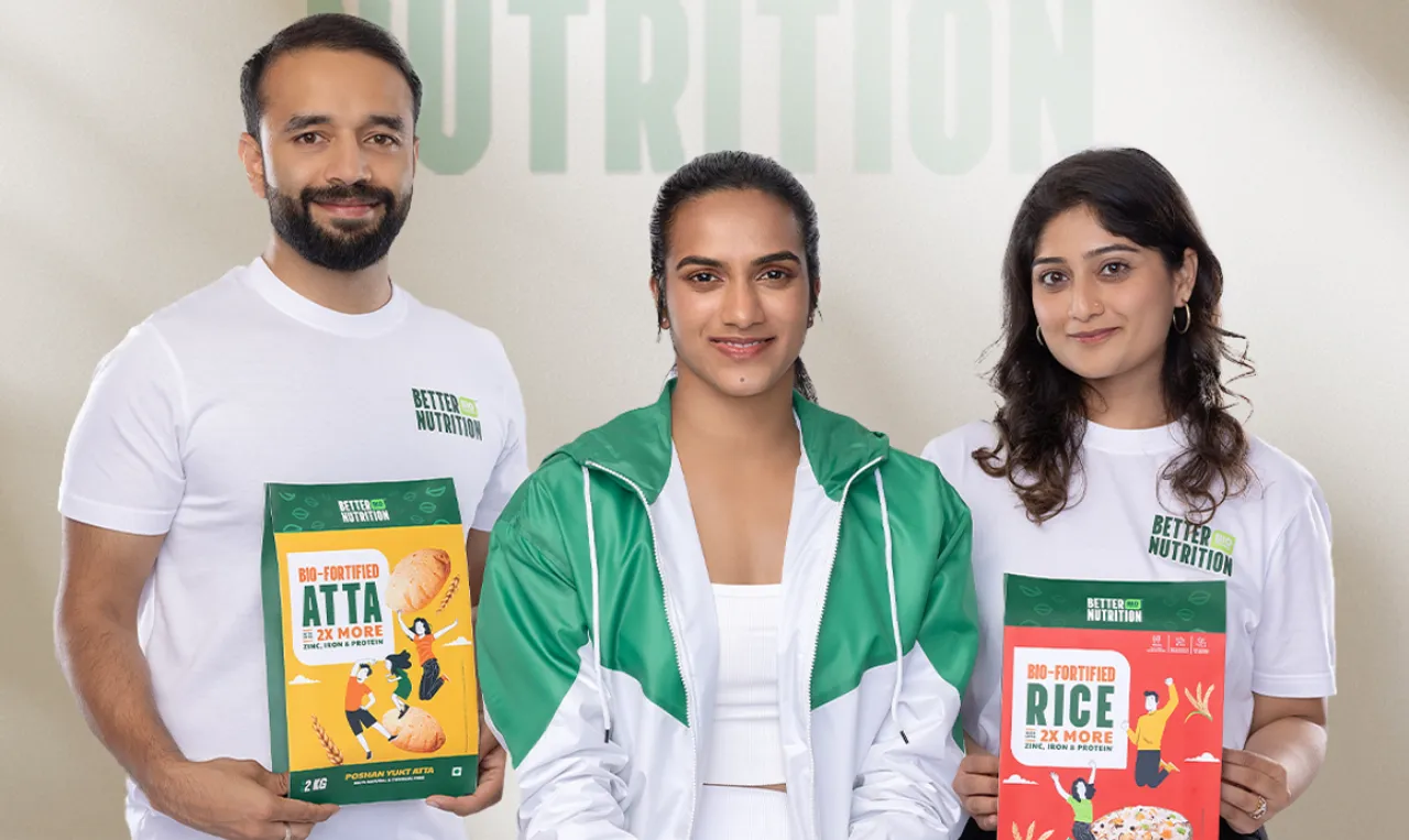 PV Sindhu with Prateek Rastogi and Aishwarya Bhatnagar, co-founders, Greenday