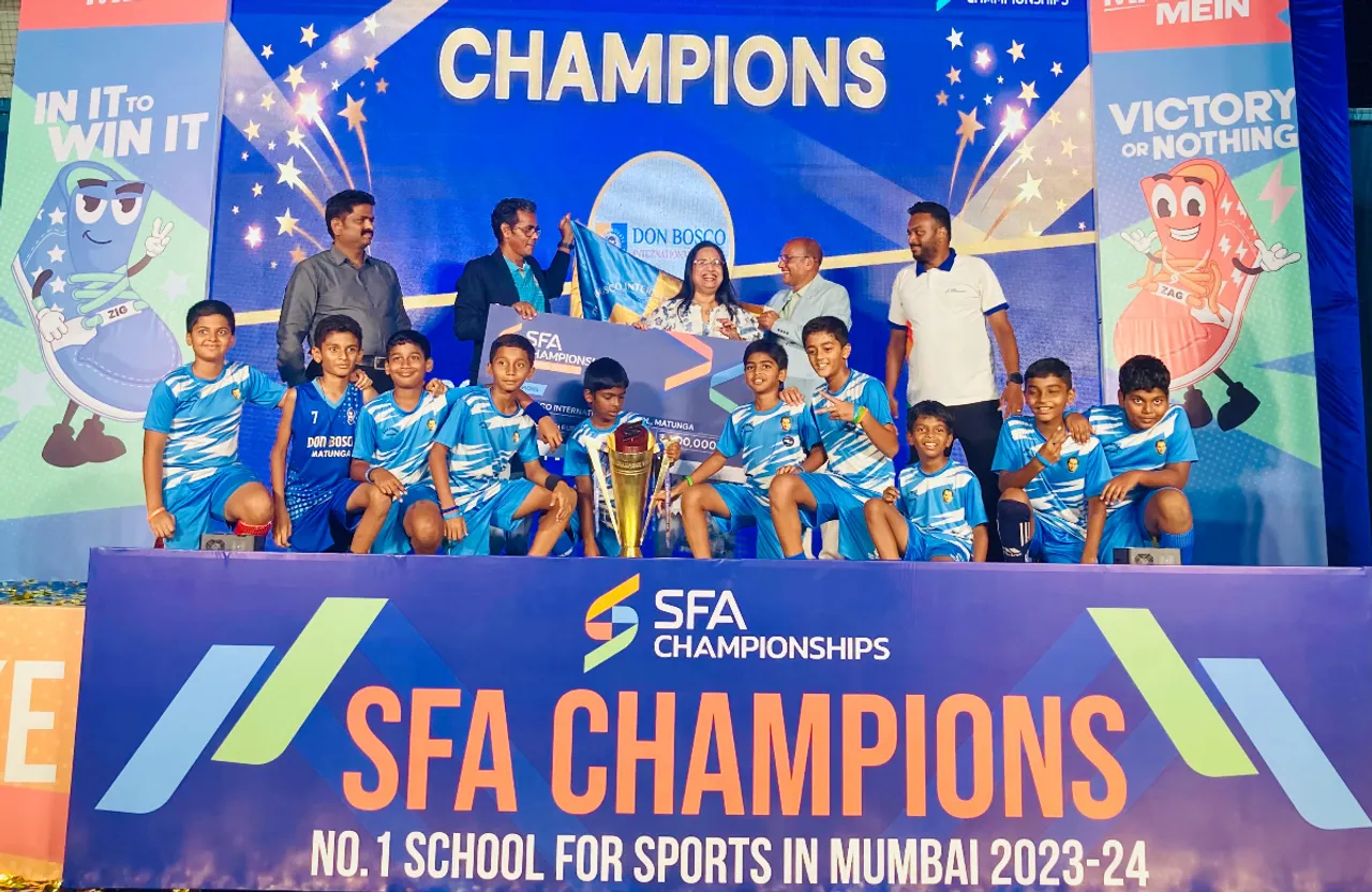 Don Bosco International School (Matunga) Triumphs as the "Number One School in Sports" in Mumbai at the SFA Championships