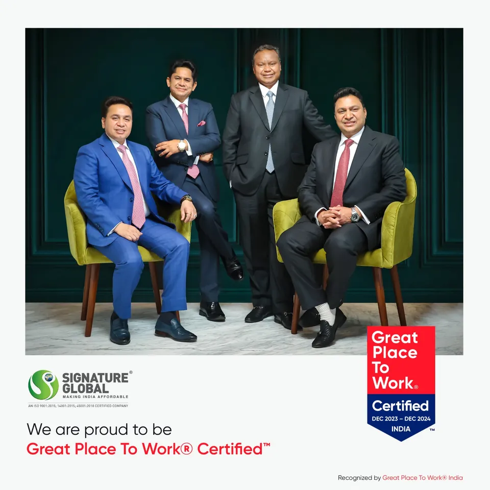 Great Place to work certificate