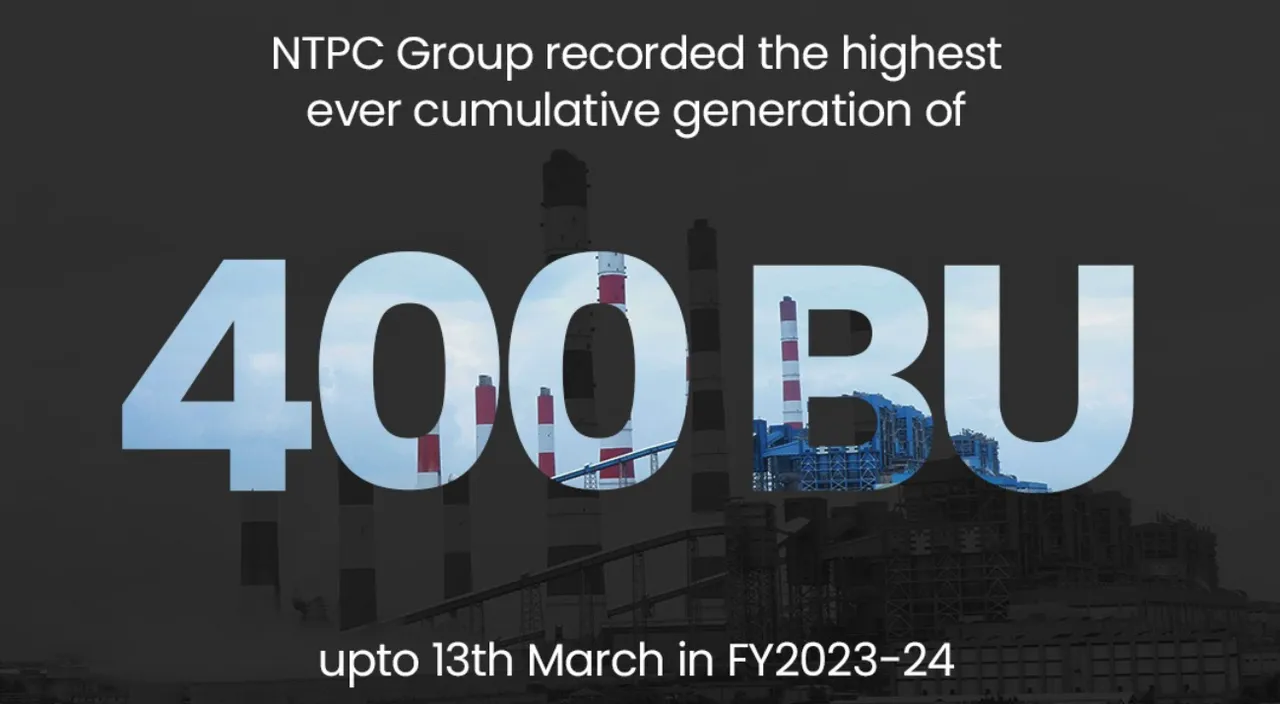NTPC Crosses 400 Billion 