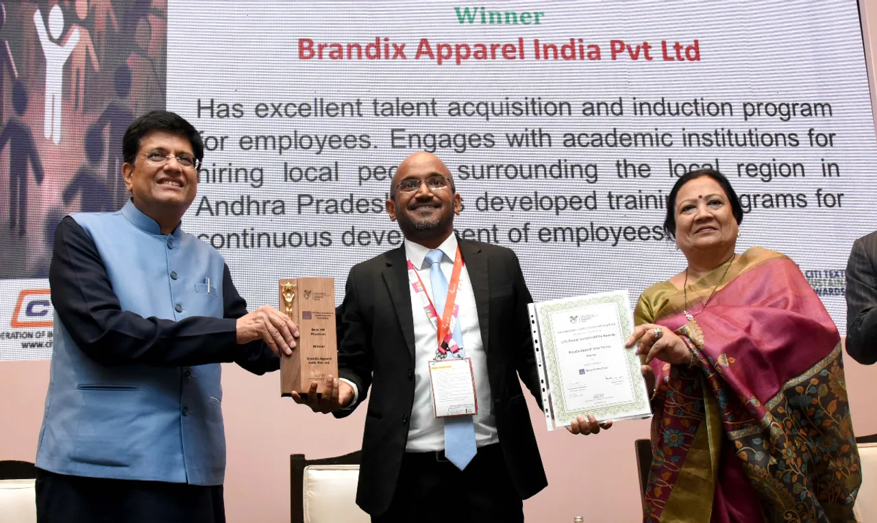 Brandix Apparel India Receives CITI Textile Sustainability Award 