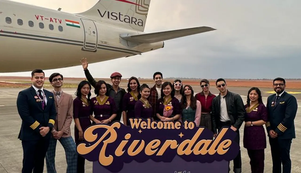 Flight to Riverdale The special flight, UK 1964 operated on Vistara’s iconic Retrojet