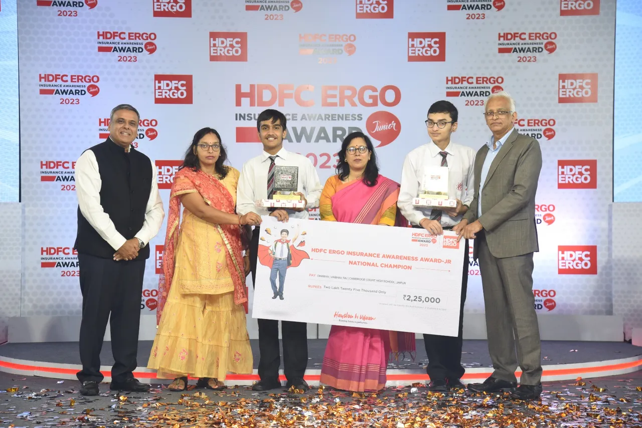 HDFC ERGO Hosts 8th Insurance Awareness Awards Junior Quiz on 21st Foundation Day