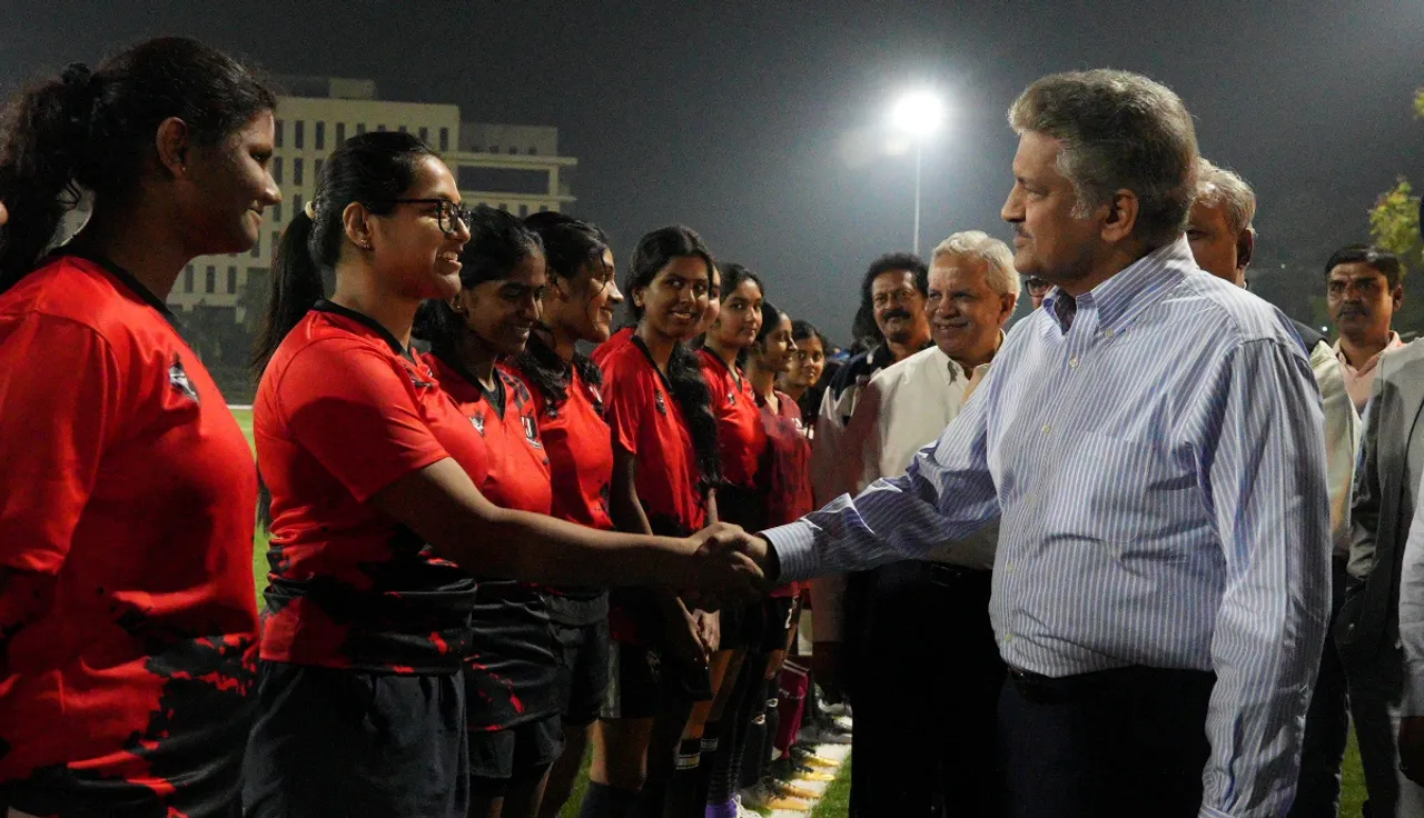 Anand Mahindra Inaugurates FIFA Quality Pitch at Mahindra University