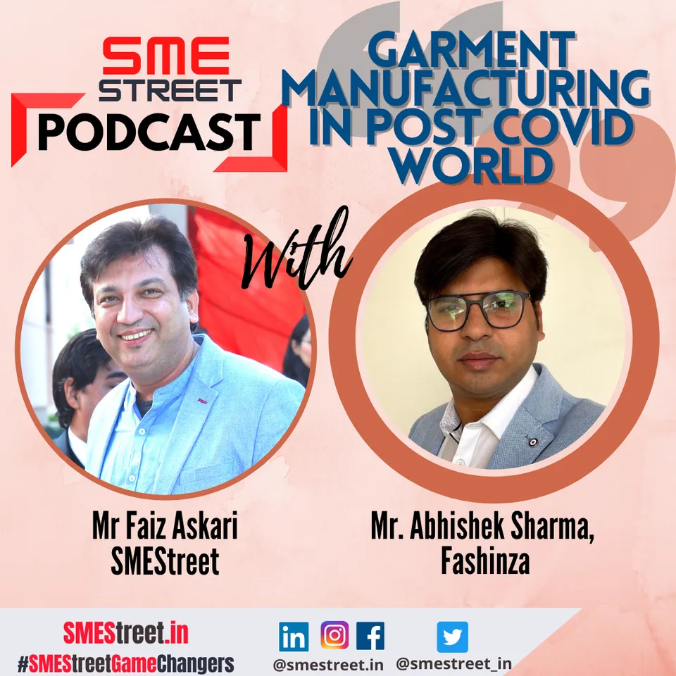 Abhishek Sharma, Fashinza, Faiz Askari, SMEStreet, Podcast