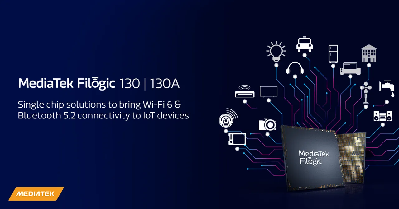 MediaTek Launched Filogic 130 and Filogic 130A to Bring Wi-Fi 6 and Bluetooth 5.2 Connectivity to IoT Devices