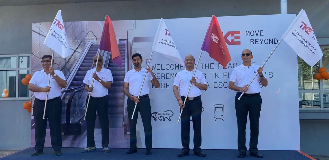 TK Elevator Unveils Make in India Escalators