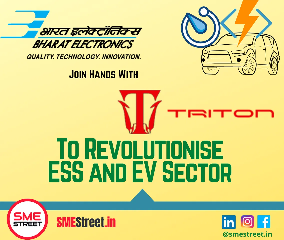 BEL Join Forces With Triton EV For Producing ‘Make In India’ EVs & ESS Spectacles