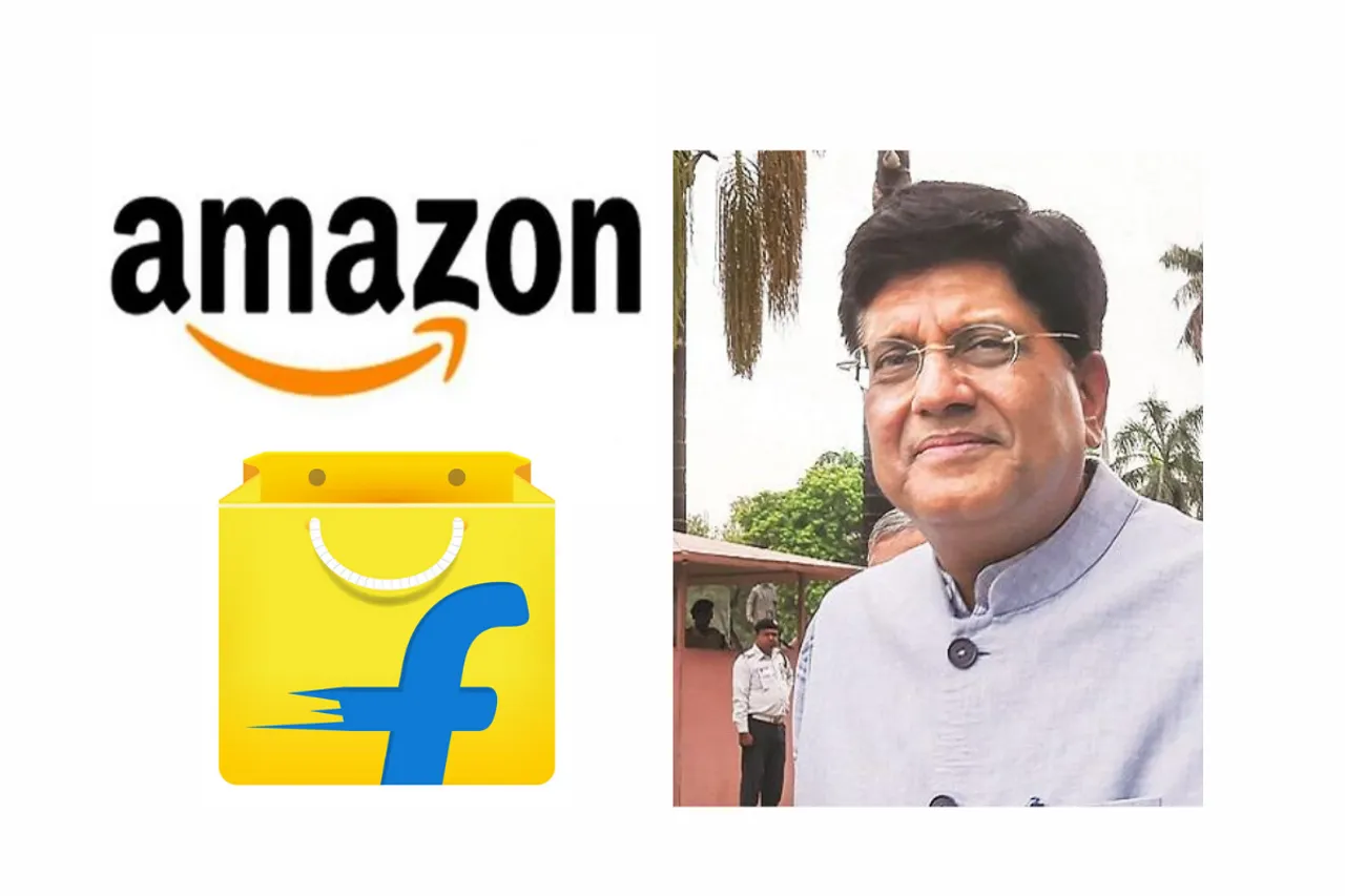 Piyush Goyal, e-Commerce, e-commerce, flipkart, amazon