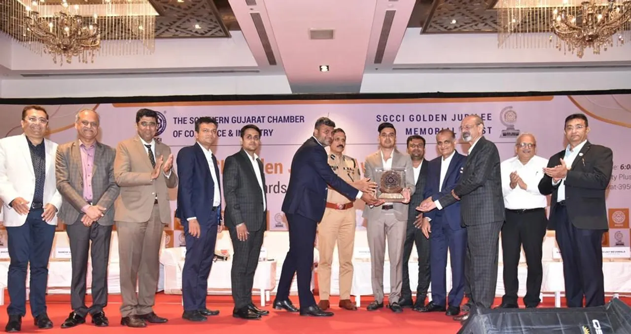 Shish Industries Gets SGCCI Golden Jubilee Memorial Award from The Southern Gujarat Chamber of Commerce & Industry