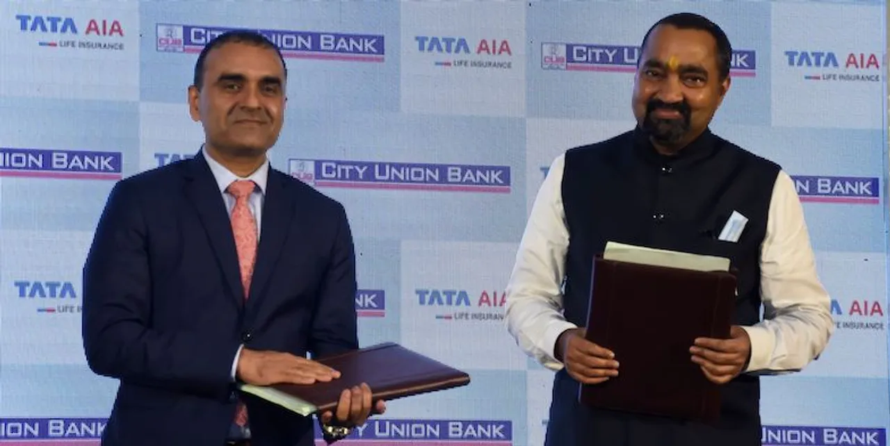 TATA AIA Life Insurance & City Union Bank Signed Partnership for Efficient Insurance Coverage