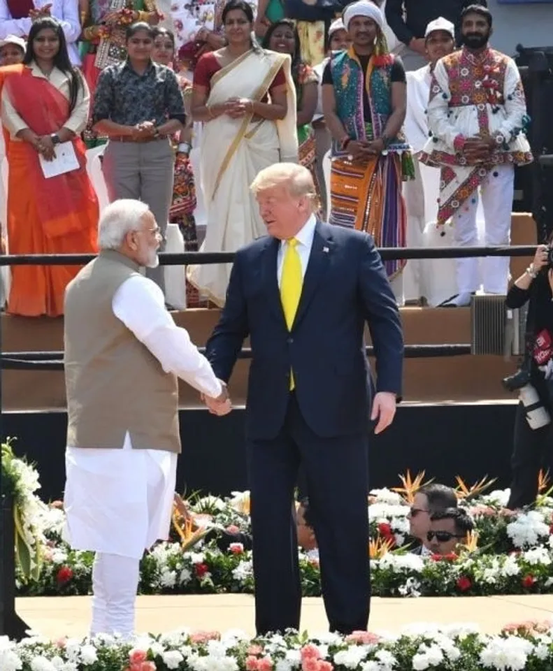 Narendra Modi, Donald Trump, Ahmedabad