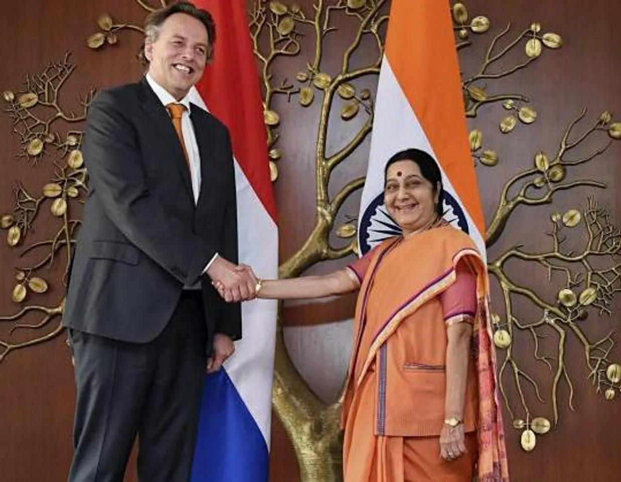 Sushma Swaraj & Bert Koenders of Netherlands Explores Better Bilateral Relationship