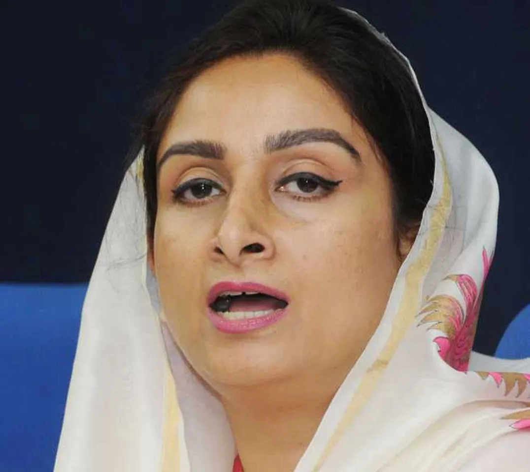 Harsimrat kaur, food processing minister, FSSAI,