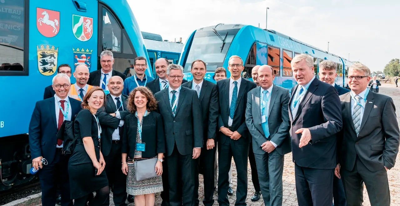 World's First Hydrogen-Powered Trains on Tracks in Germany