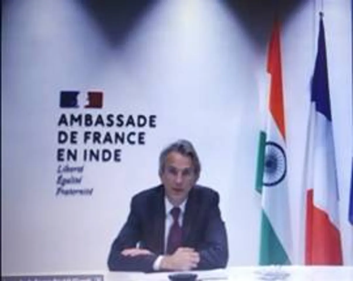 H.E. Mr Emmanuel Lenain, Ambassador of France to India; Professor Stewart Cole, Presodent, Institut Pasteur(IP), France;