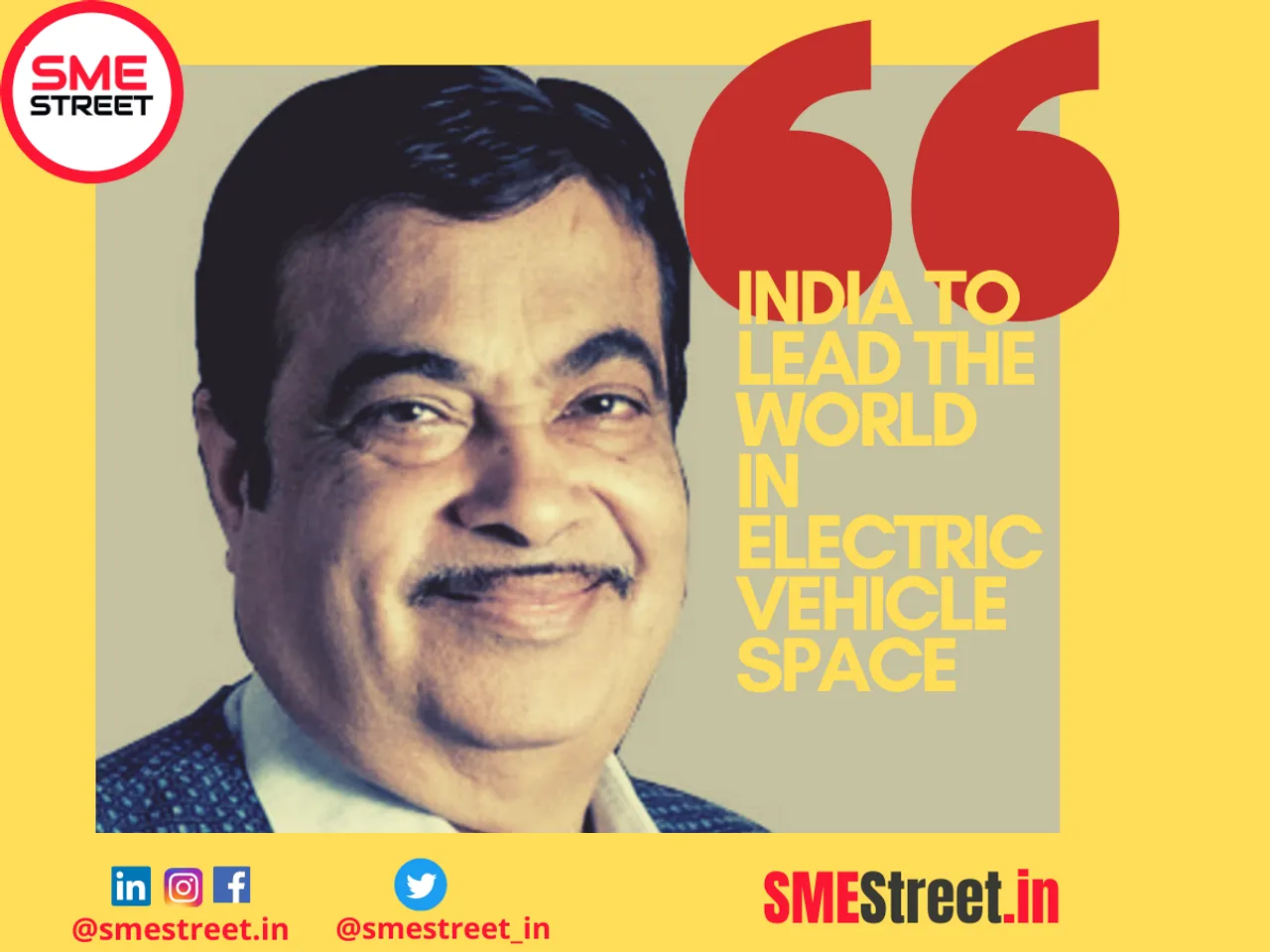 NItin Gadkari, Vehicle Transport, SMESTreet, EV