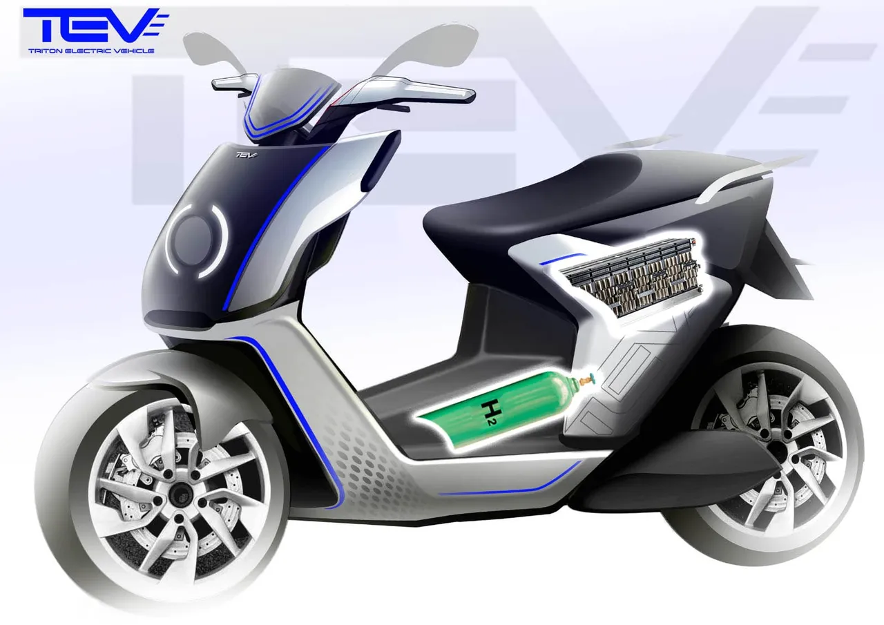 Triton EV Hydrogen Two-wheeler Scooters