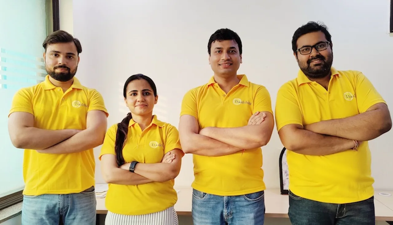 Daalchini Team (L to R) - Ayush Rastogi, Prerna Kalra, Vidya Bhushan, Anupam Saxena