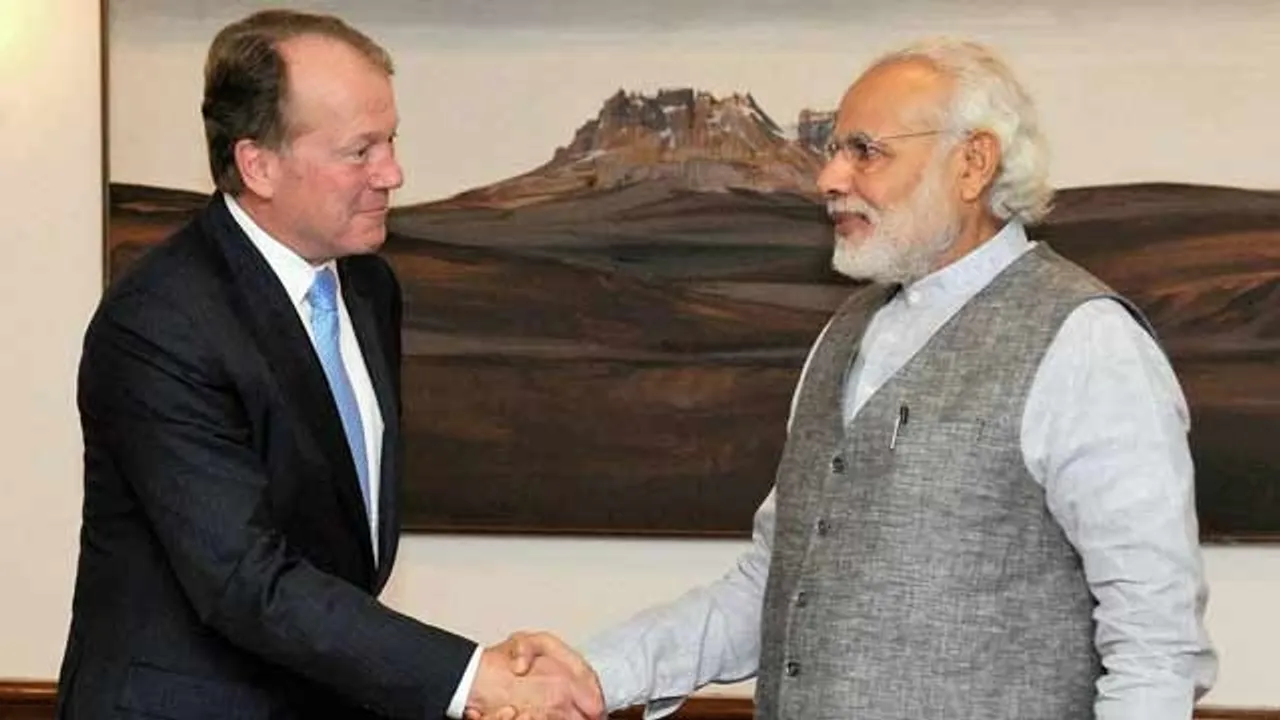 US India Strategic Partnership Forum , John Chambers, narendra Modi