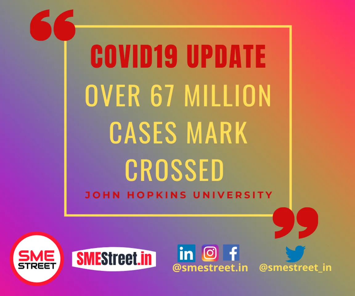 COVID19 Update , John Hopkins, SMEStreet