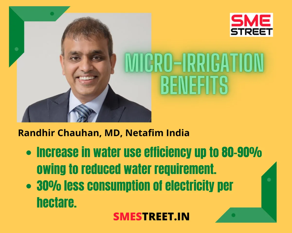 Randhir Chauhan, Netafim India, SMEStreet, Micro-Irrigation