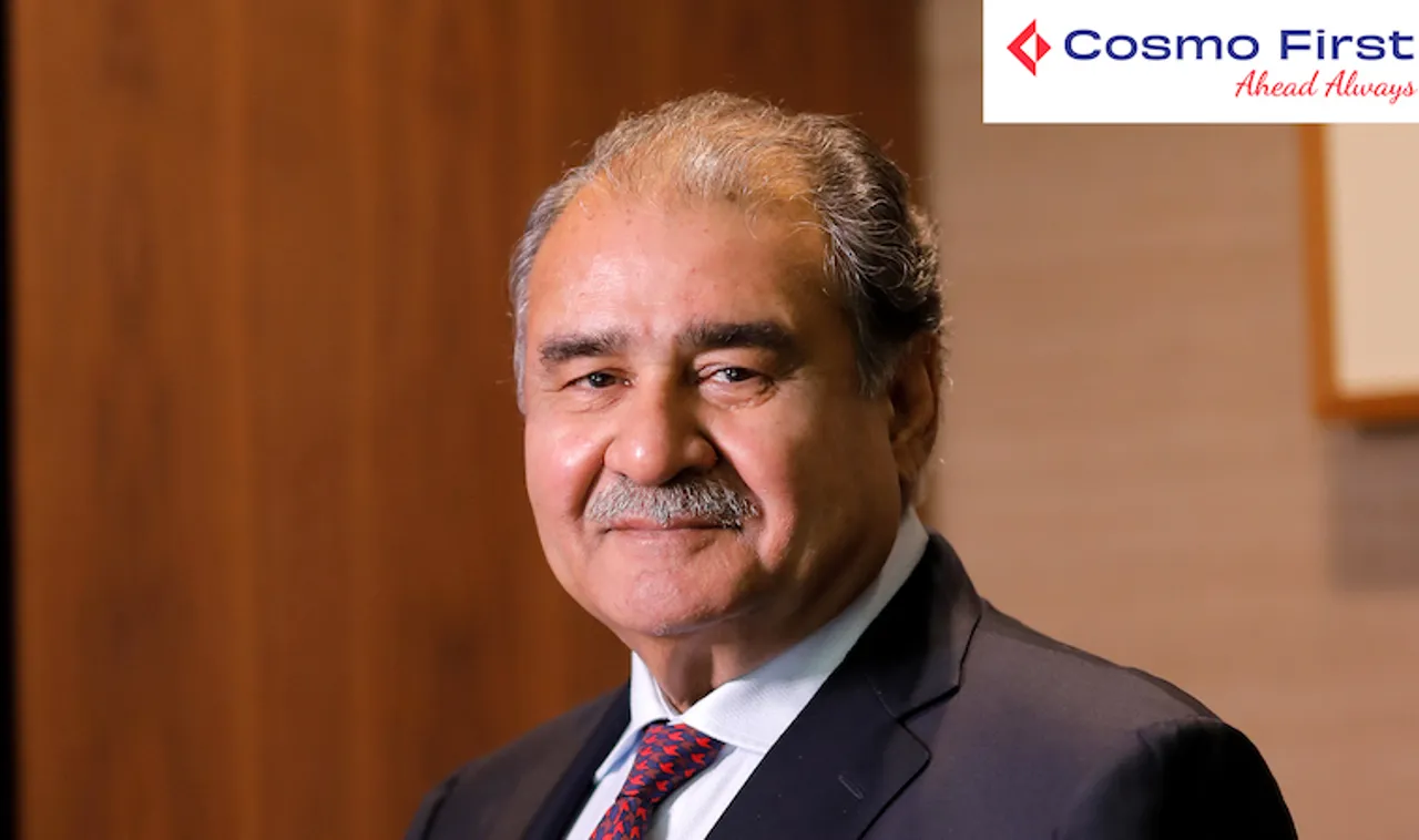 Mr. Ashok Jaipuria, Chairman and Managing Director, Cosmo First