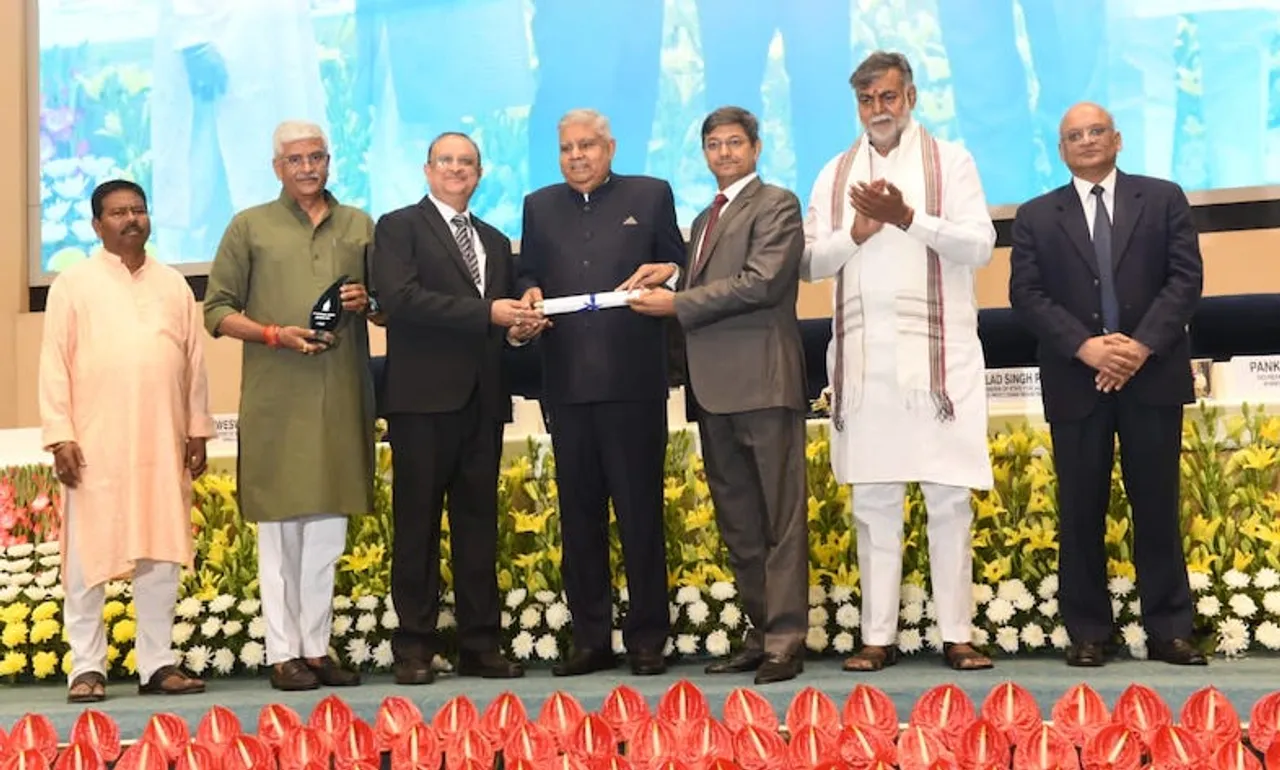 Pic- NTPC Barauni ranks #1 in National Awards for Water Resources Conservation and Management