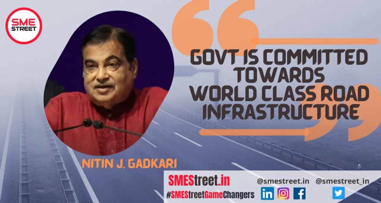 Nitin Gadkari , Road Infrastructure