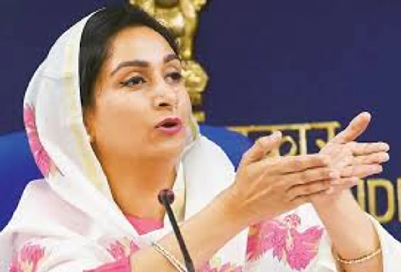 Harsimrat Kaur Badal, Food Processing Minister