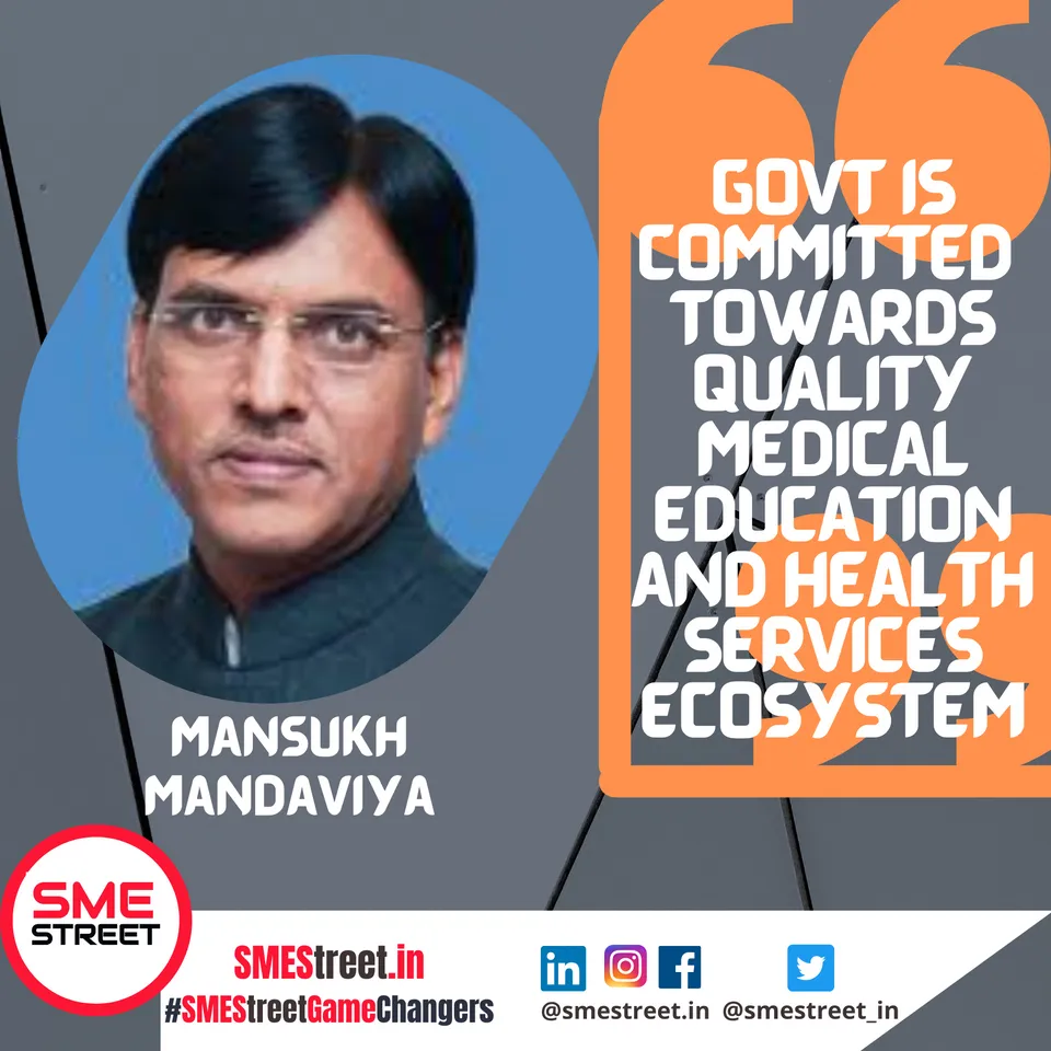 Mansukh Mandaviya, Health Minister, SMEStreet