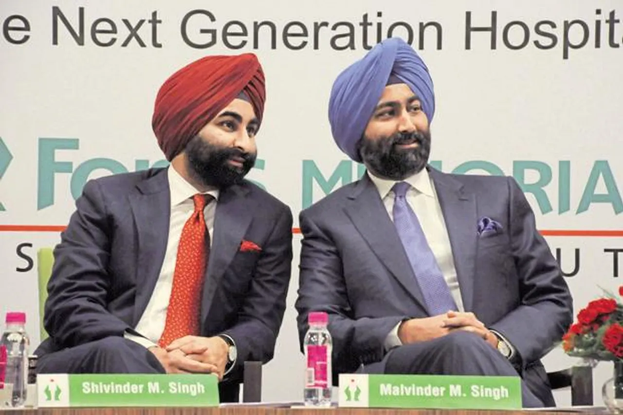 Malvinder Mohan Singh, Shivendra Mohan Singh, Fortis Healthcare