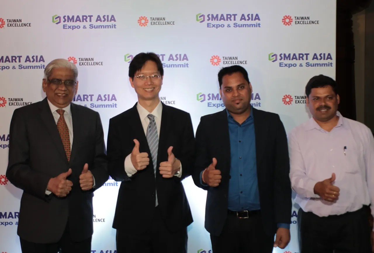 Balram Menon, WTC , Thomas Huang, Taipei, Mr. Amith Kumar, Sales Manager QNAP, Mr. Leon Anthony,