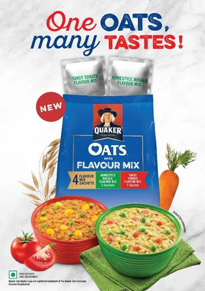 Quaker Oats Brings Food Flavour Innovation