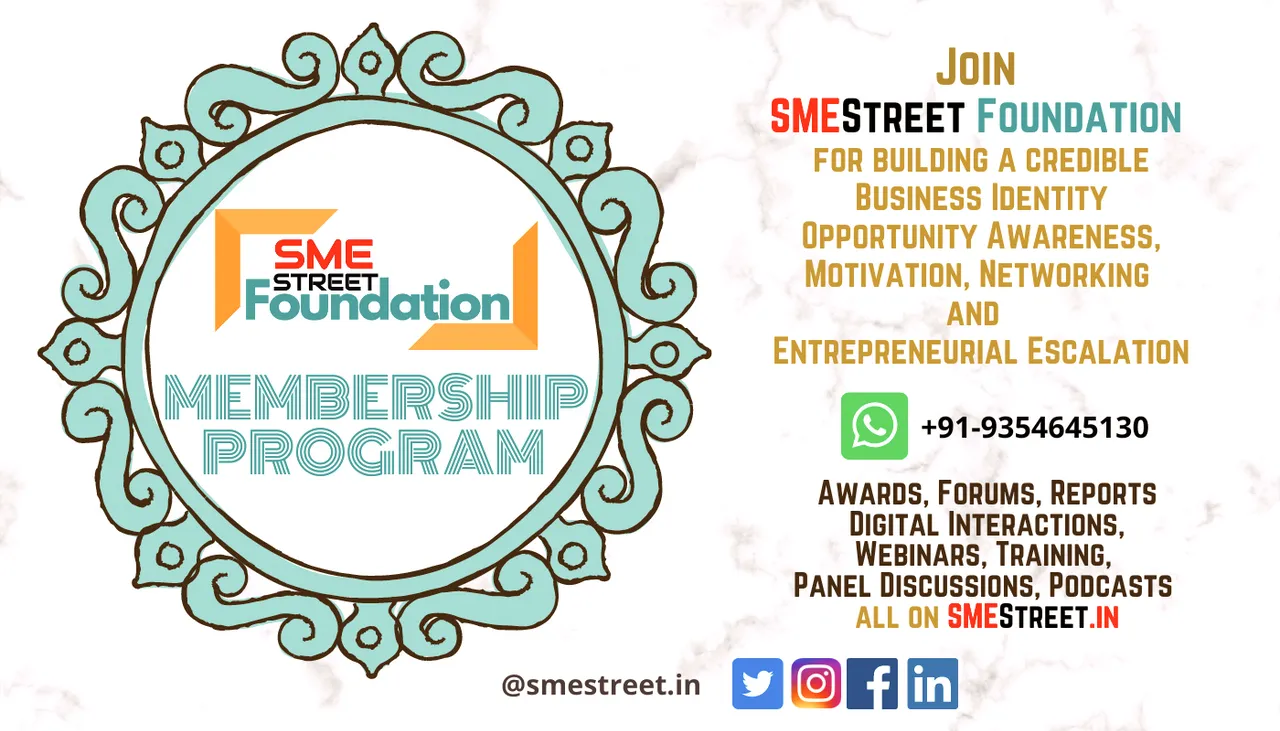 SMEStreet Foundation is Inviting MSMEs & Startups To Join the Membership Program