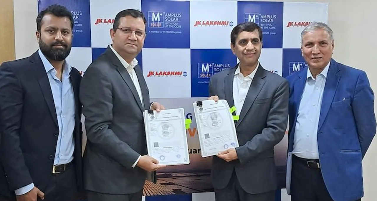 JK Lakshmi Cement signed an agreement with Amplus Solar