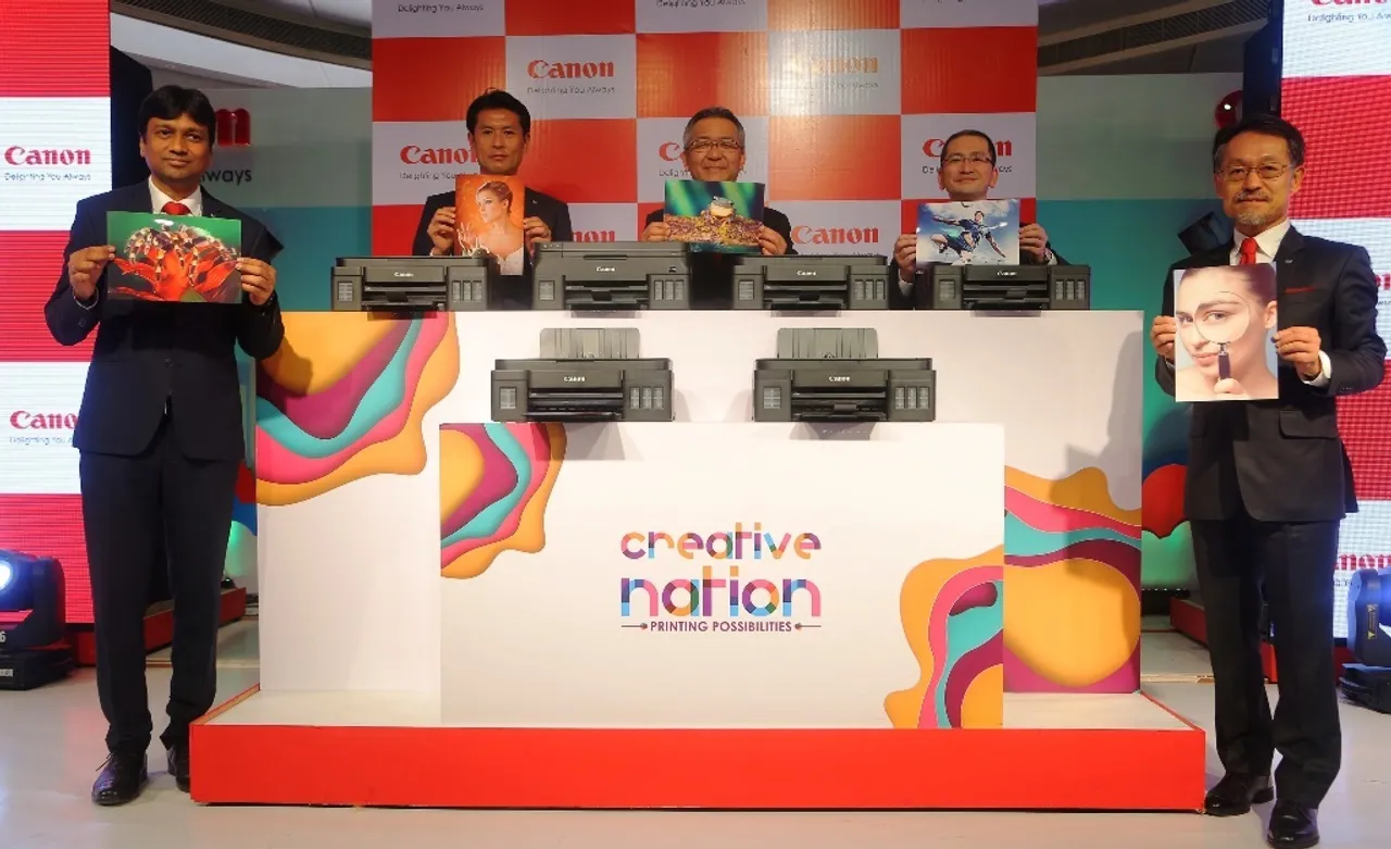 Kazutada Kobayashi, Canon India, Eddie Udagawa, Consumer Imaging C Sukumaran, Consumer System Products,