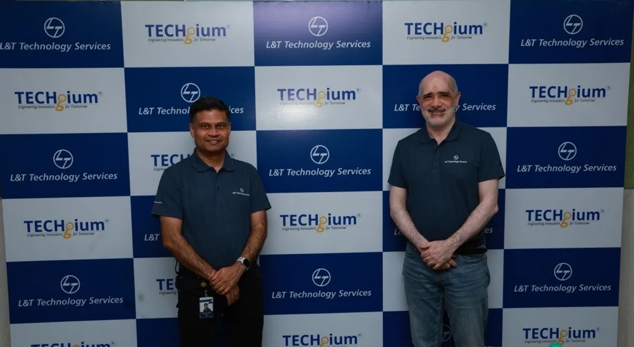 Abhishek Sinha, Chief Operating Officer and Board Member, L&T Technology Services and Ashish Khushu, Chief Technology Officer, L&T Technology Services at TECHGium 2023