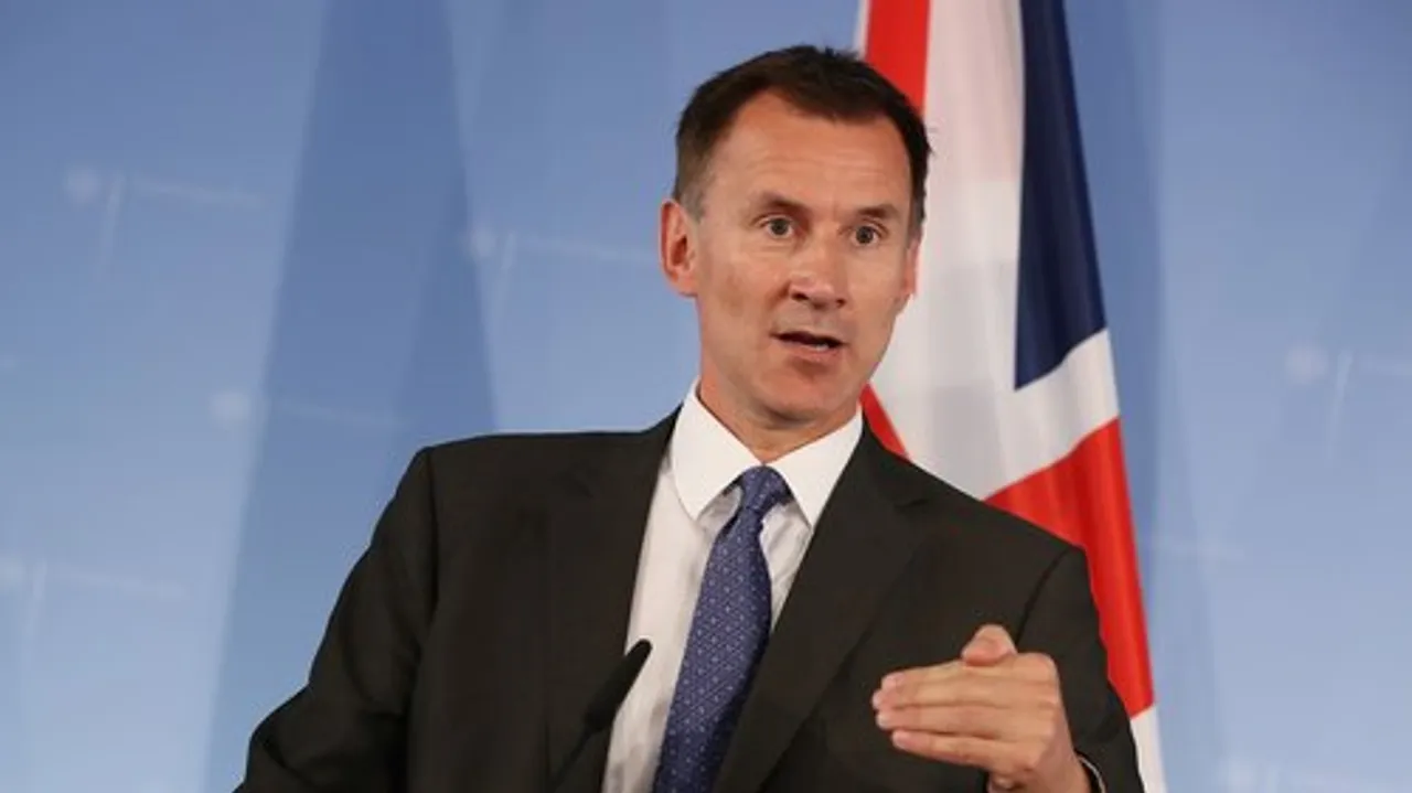 Jeremy Hunt , UK Finance Minister